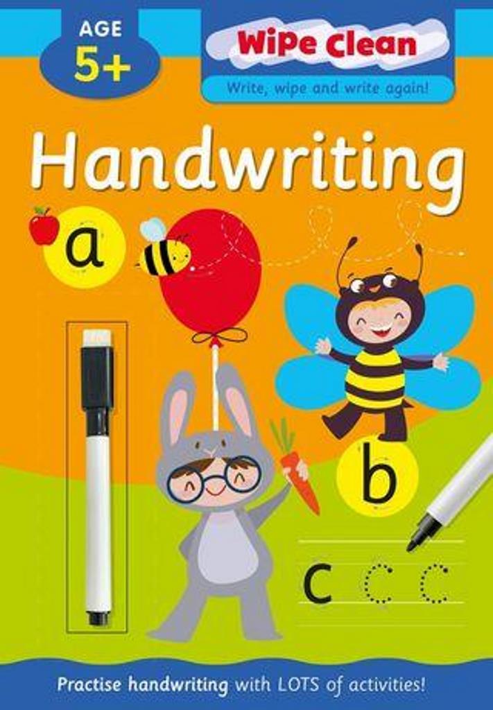 Wipe Clean Book Handwriting Activity Book
