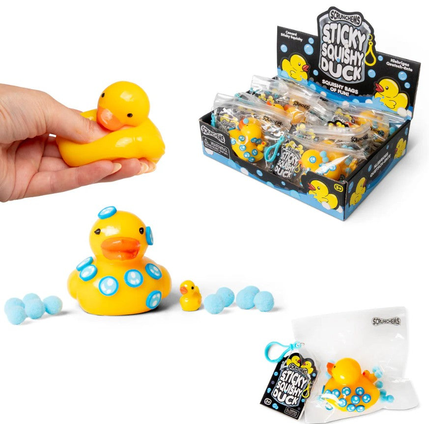 Scrunchems Sticky Squishy Duck Sensory Toy