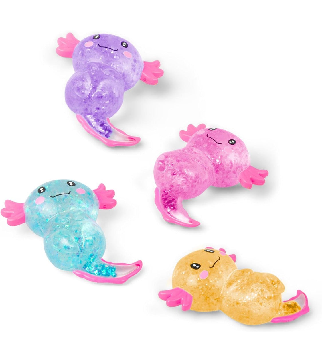 Srunchems Sugar Axolotl Sensory Fidget Toy Glitter
