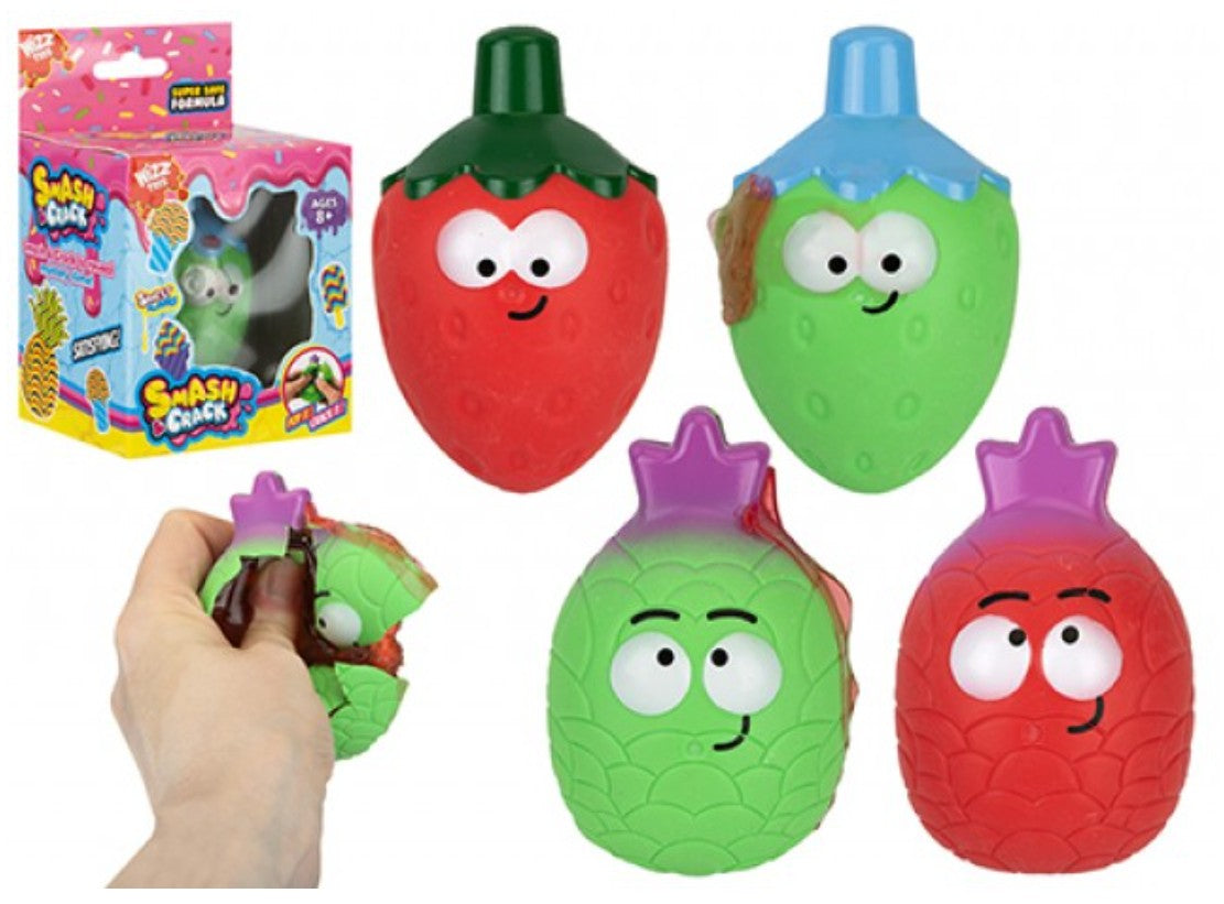 Smash & Crack Fruit 8cm Sensory Toy