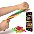 Scrunchems Squishy Neon Noodles Sensory Toy Pack of 6