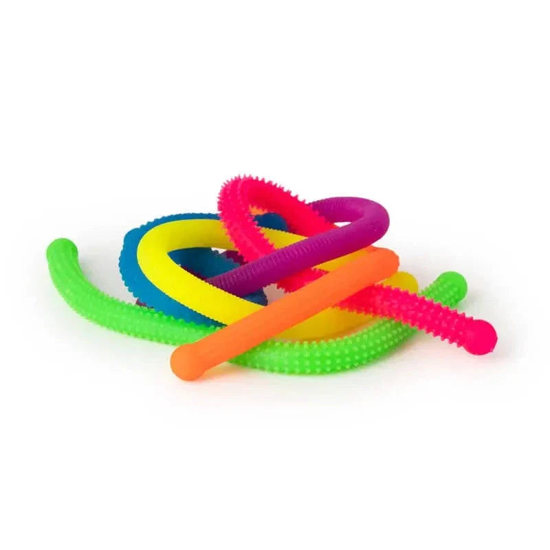 Scrunchems Squishy Neon Noodles Sensory Toy Pack of 6