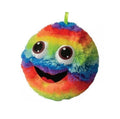 Furry Face Rainbow Ball With 3D Eyes 9" ( 23cm)
