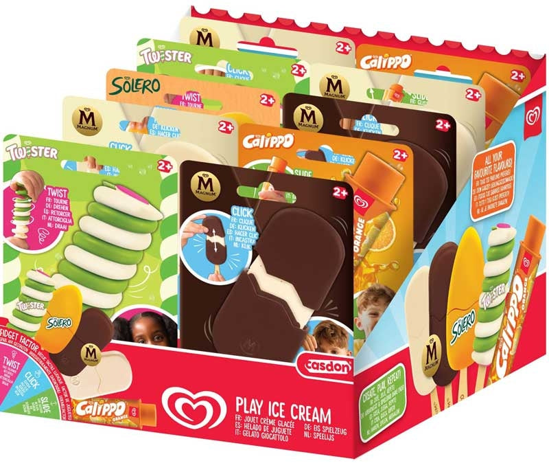 Walls Ice cream Single plastic Play Fidget Toys