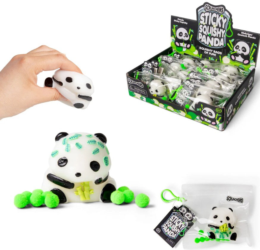 Scrunchems Sticky Squishy Panda Sensory Toy