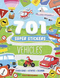 701 Super Stickers Vehicles Activity Book