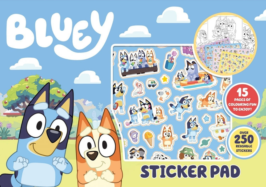 Bluey Giant Sticker Activity Pad Book