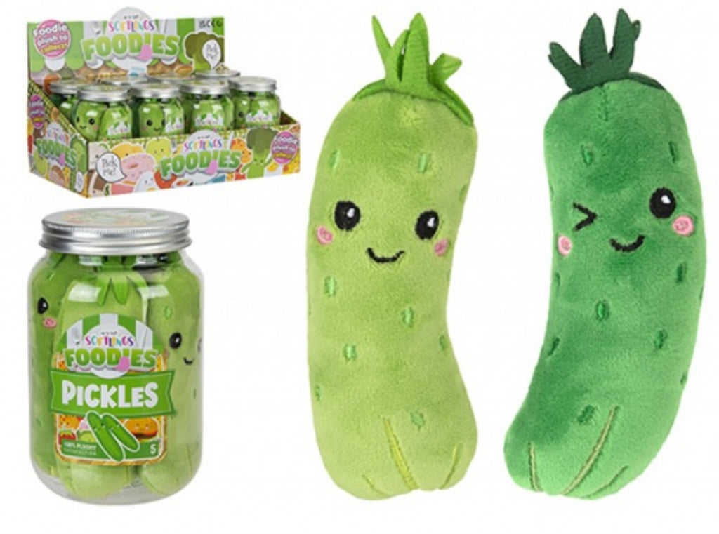 Softlings Foodies Pickle Jar 13cm Plush Toy